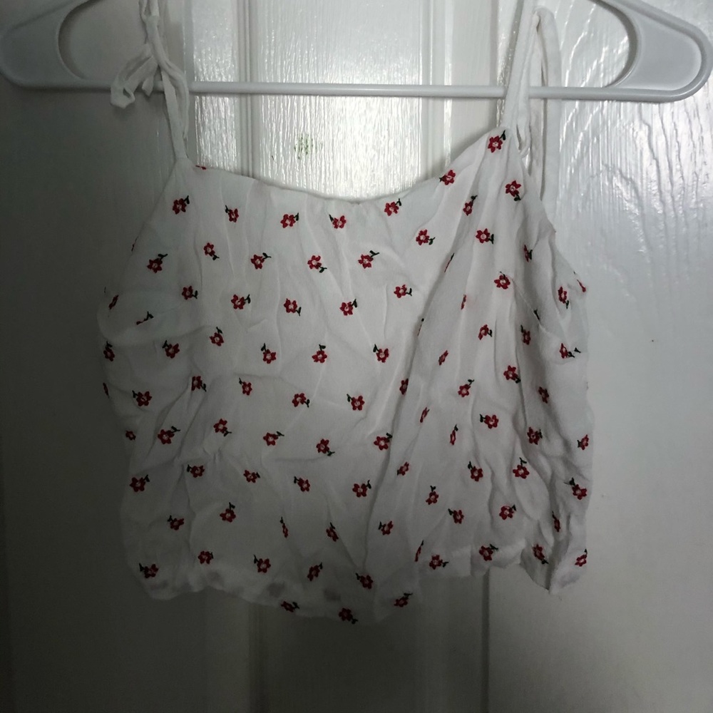 brandy Melville floral tank top